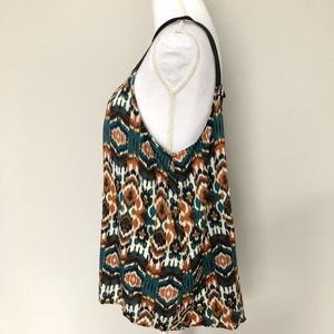 Willow & Clay Tops - Willow & Clay Top Tank Sleeveless Aztec Print Willow & Clay Tops - Willow & Clay Top Tank Sleeveless Aztec Print